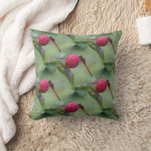 Naturmuster der Roten Dragonfly Kissen