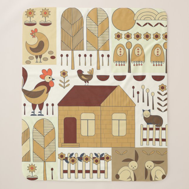 Naturmuster, Grundgerüst, Gartenarbeit. Zaun Sherpadecke (Vorderseite)