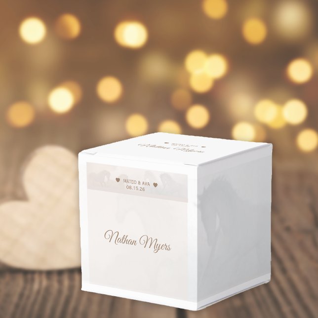 Naturpferde Geschenkschachtel (Custom Wedding Favor Box)
