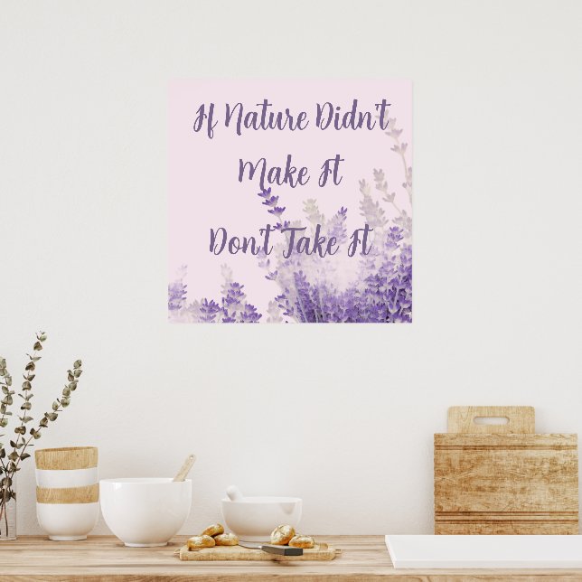 Naturposter Poster (Küche)