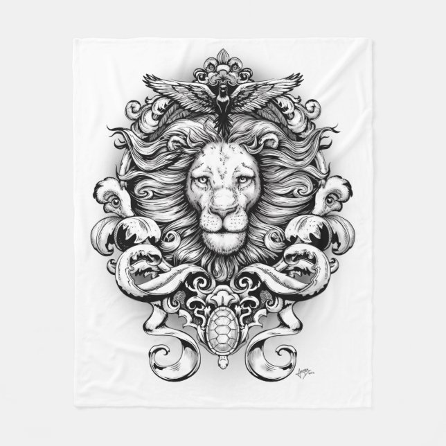 Naturreich Fleecedecke (Vorderseite)