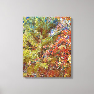 Naturreichtum der Herbstsaison Nahe Kunst Leinwanddruck