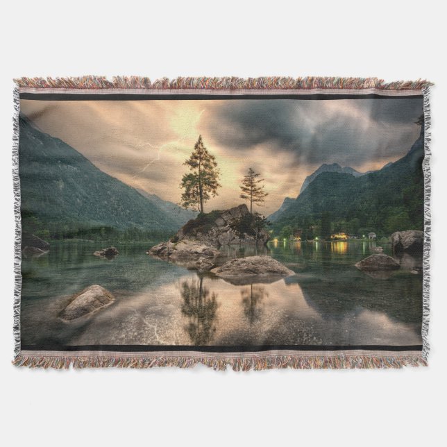 Naturreisen - Wassergebirge Landschaft Decke (Vorderseite)