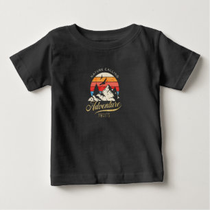 Naturrufung Erlebnis Berge erwartet Baby T-shirt