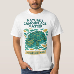 Naturs Meister der Tarnung – Mata-Mata-Schildkröte T-Shirt