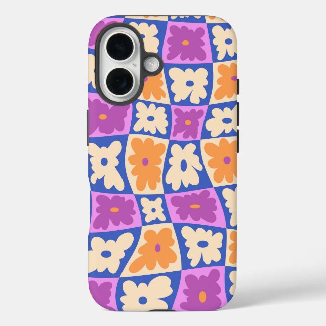 Naturschachbrett iPhone 16 Hülle (Rückseite)