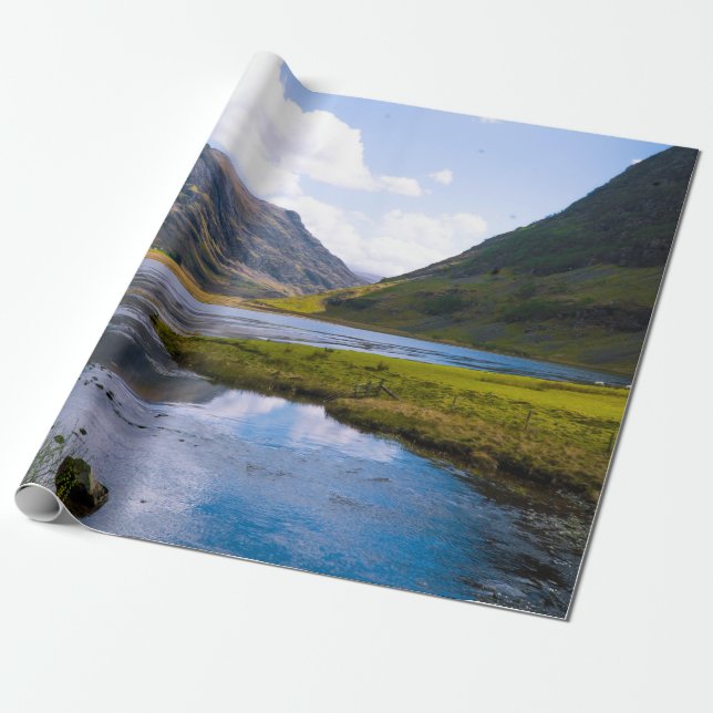 Naturschaum, Berg Geschenkpapier (Ungerollt)