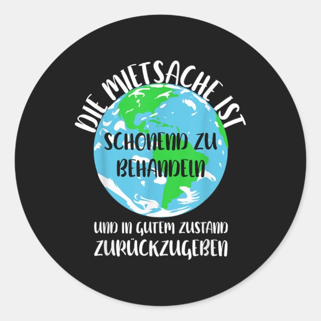 Naturschutz, Klimaanlage Heizung, Envir Runder Aufkleber (Vorderseite)