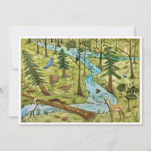 Naturschutz Postkarte
