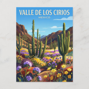 Naturschutzgebiet Valle de los Cirios Mexiko Postkarte