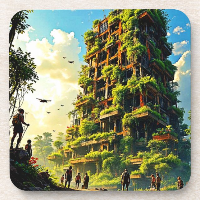Naturschutzgebiete Urbanität Getränkeuntersetzer (Vorderseite)