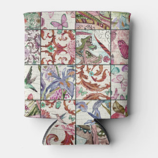 Naturschutzpflaster: Chic Seamless Background Dosenkühler
