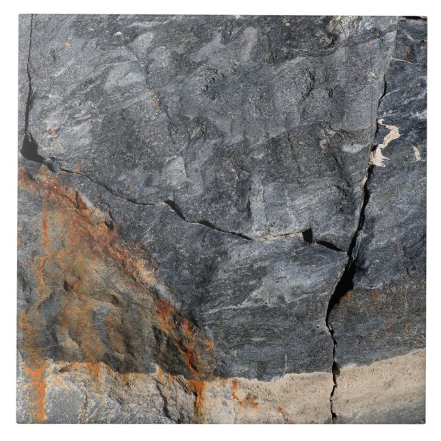 Naturstein-Fotografie von Grau und Rost Fliese (Vorderseite)
