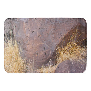 Naturstein Petroglyph Badematte
