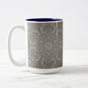 Naturstein und Sand Zweifarbige Tasse