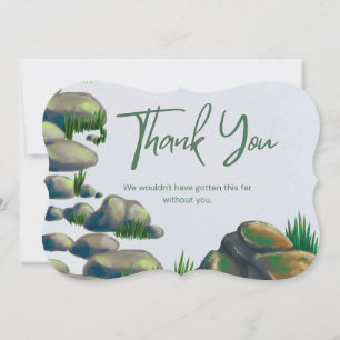 Natursteine "Danke" Grußkarte Dankeskarte