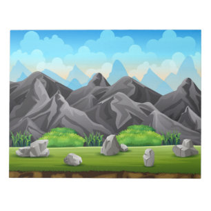 Natursteingebirge Notizblock