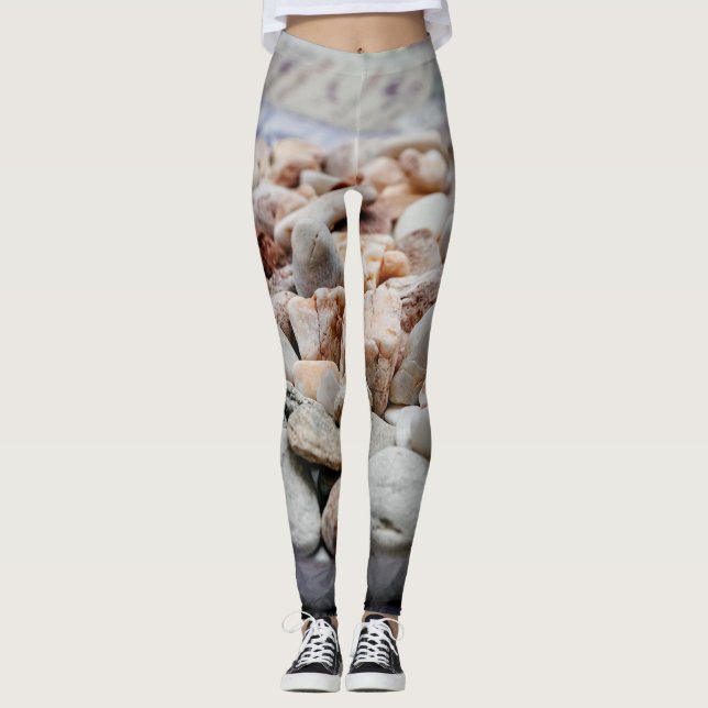 Natursteinstrand Leggings (Vorderseite)