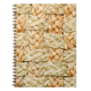 Naturstrohstruktur  notizblock