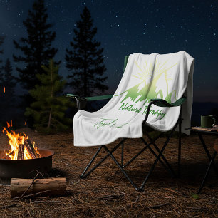 Naturtherapie Familien-Camping personalisiert Fleecedecke