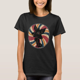 Naturwald Tier Retro Wildlife Fox T-Shirt