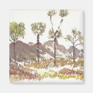 Naturwasserfarbe Magnet