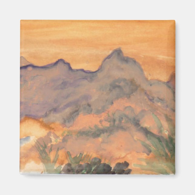 Naturwasserfarbe Magnet (Vorne)