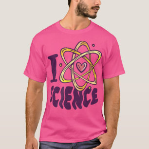 Naturwissenschaften - I Liebe Science Atom Physik T-Shirt