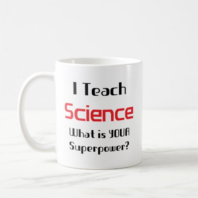 naturwissenschaftlicher Unterricht Kaffeetasse (Links)
