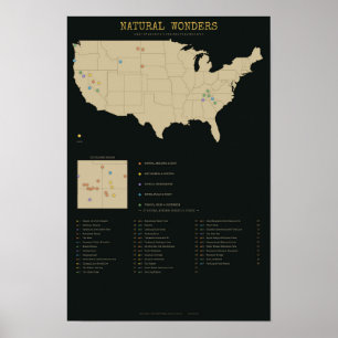 Naturwunder - Amerikas seltsamste Landschaften Poster