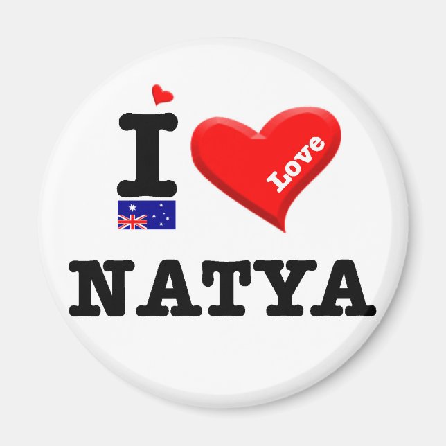NATYA - I Liebe Magnet (Vorne)