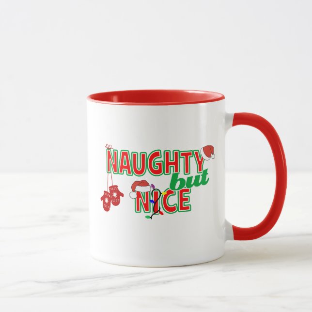 Naughty aber Nice Tasse (Rechts)