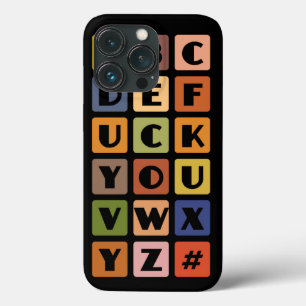 Naughty Alphabets Blackberry Bold coque