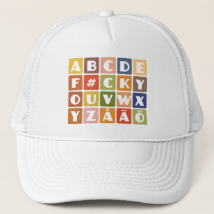 Naughty Alphabets casquette - choisir la couleur