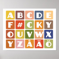 Naughty Alphabets Poster