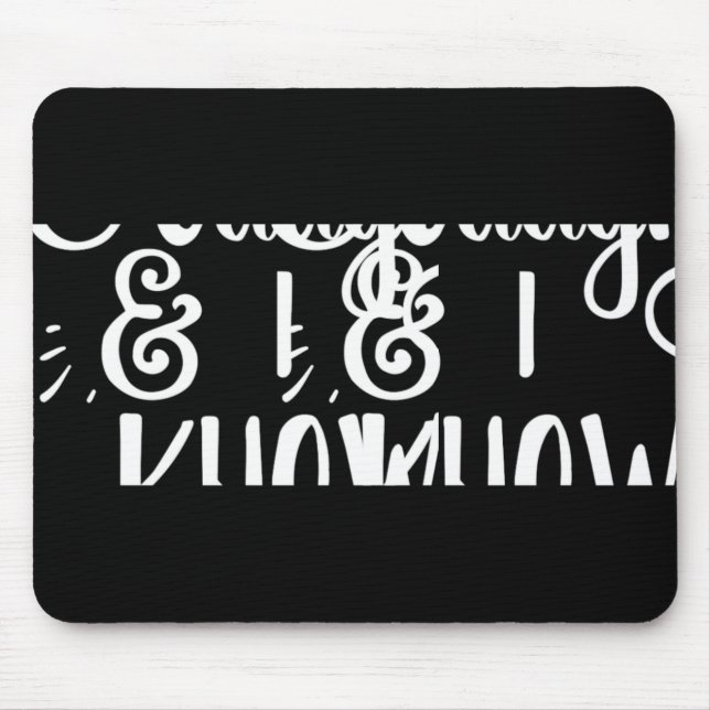 Naughty And I Know It Funny Christmas Baby T Shirt Mousepad (Vorne)