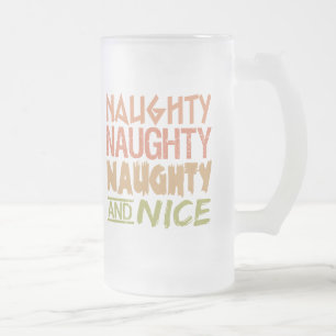 Naughty AND Nice Custom Tasse - wählen Sie Stil, F