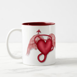 Naughty Angel Zweifarbige Tasse