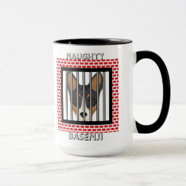 Naughty Basenji Funny Dog Tasse