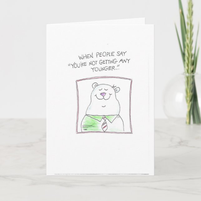 Naughty Birthday Card Karte (Vorderseite)