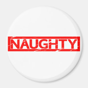 Naughty Briefmarke Magnet