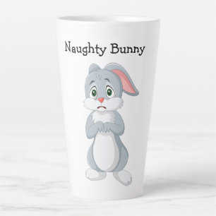 Naughty Bunny Latte Tasse
