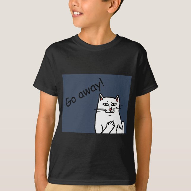 Naughty Cat T-Shirt (Vorderseite)