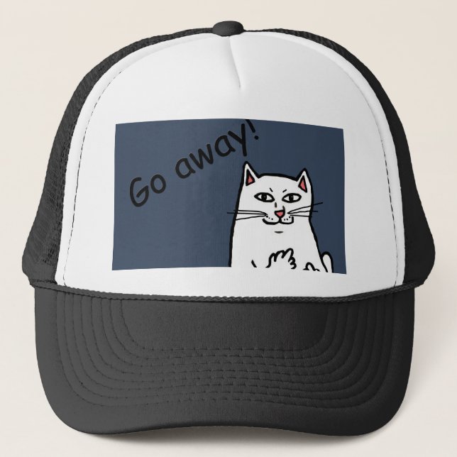 Naughty Cat Truckerkappe (Vorderseite)