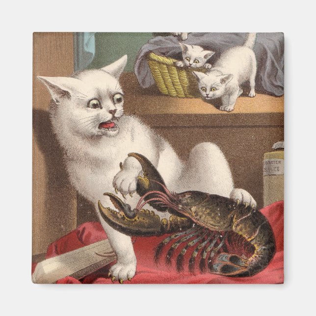 Naughty Cats - Hummer Überraschungsmagnet Magnet (Vorne)