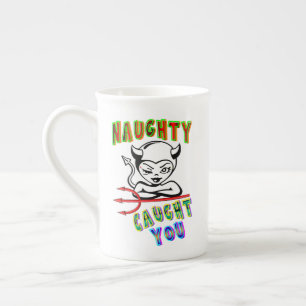 Naughty Caught Prozellantasse
