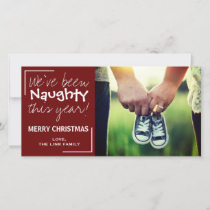 Naughty Christmas Baby Faire-part