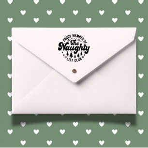 Naughty Christmas lustiges Thema Permastempel
