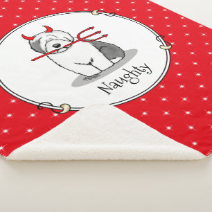 Naughty Devil Old English Sheepdog (Gray 1) Sherpadecke