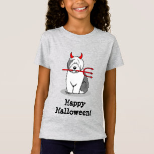 Naughty Devil Old English Sheepdog (Gray 1) T-Shirt